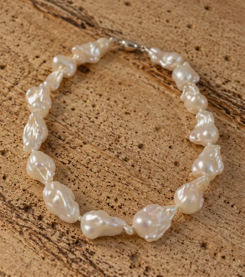 Collana Brina — Perle naturali bianche · photo 1