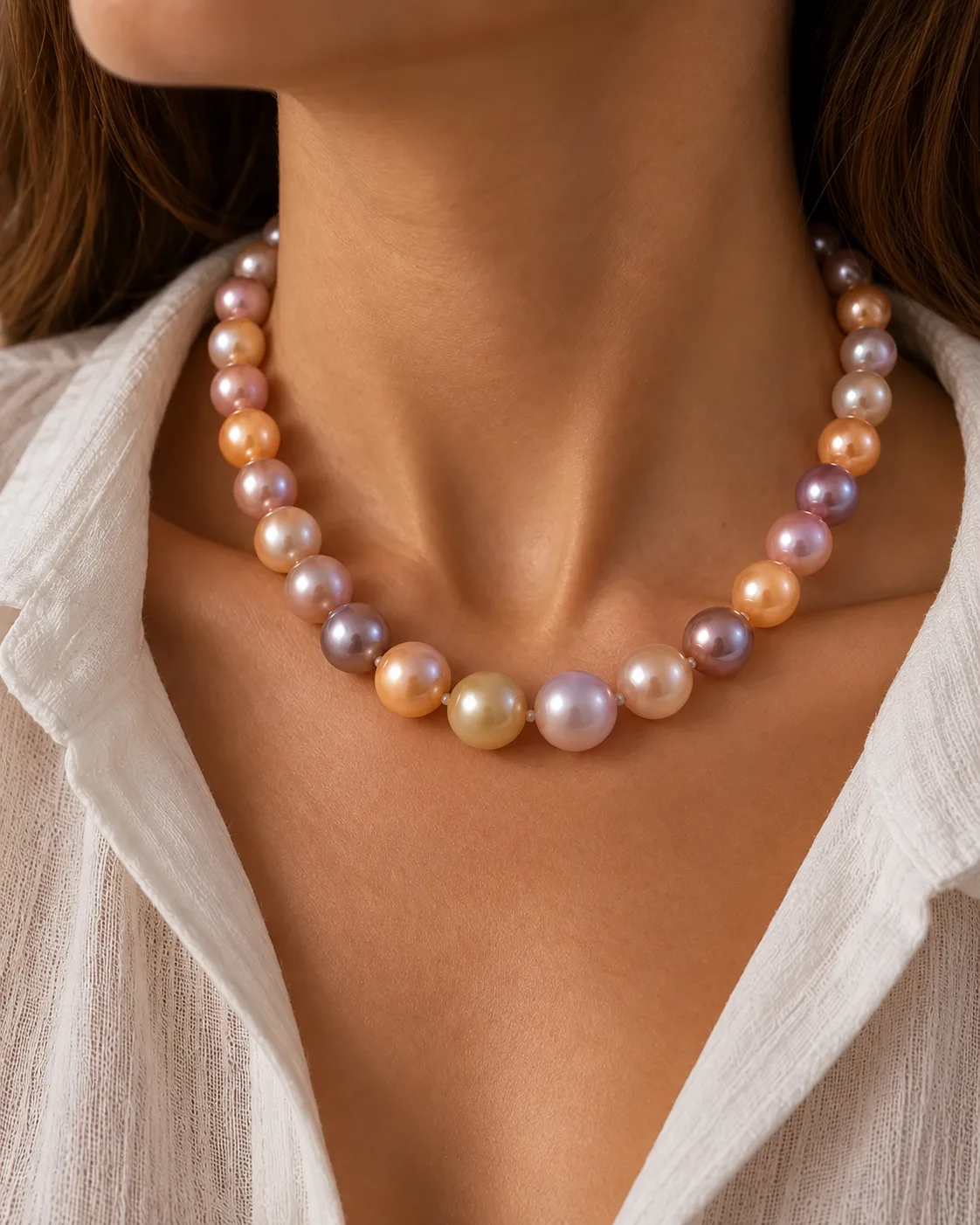 Riflessi Necklace — Edison Pearl · photo 1